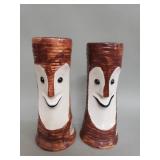 Pair of Mid-century Modern Tiki Bob