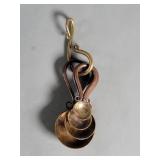 Vintage handcrafted brass and copper measuring
