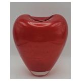 Vintage Salviati "Cuoricino" hand-blown red