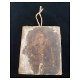 Antique Icon painting of Madonna and Child on wood