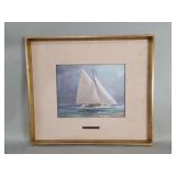 Vintage signed oil painting