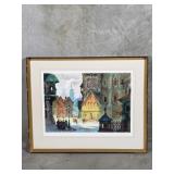 Signed Anatole Krasnyansky artist proof lithograph