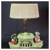 Asian ceramic TV lamp