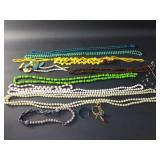 Beaded costume jewelry