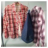 Vintage K-Mart plaid flannel, Montgomery Ward