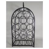Iron wine bottle rack
