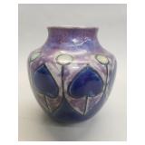 Art Nouveau Royal Doulton Lam Beth stoneware vase