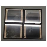 4 Antique Keystone View Company glass lantern