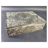 Vintage Godinger silver plated jewelry box with