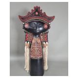 Vintage terracotta tribal style figure