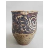 Signed Mid-century Modern studio pottery vase