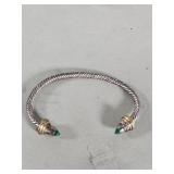 Vintage Mexican sterling silver twisted cable