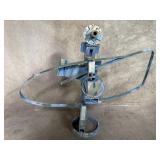 Abstract metal sculpture