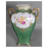 Antique Nippon hand painted porcelain  vase