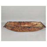 Vintage Franco Italian art glass rectangular tray