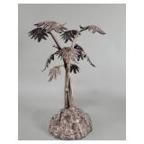Vintage A. G. Dufva nickel silver palm tree
