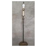Chapman brass floor lamp with barley twist