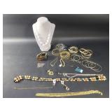 Costume jewelry, bracelets, necklaces, pendants,