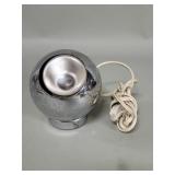 Mid century Space Age chrome table lamp