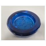 Blenko "Leo the Lion" glass  footed ashtray