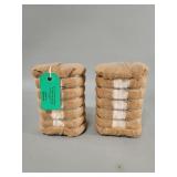 Pair of vintage cotton bale bookends