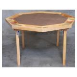 Kestell oak poker folding table