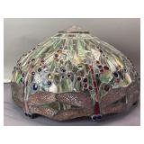 Tiffany-style stained glass dragonfly lamp shade