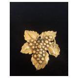 Vintage signed Joseff of Hollywood gold tone