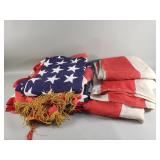 Vintage American flags