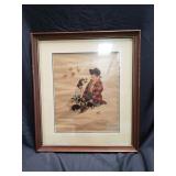 Artist proof Norman Rockwell under glass