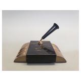 Francis M. Aimes Art Deco fountain pen desk stand