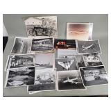 Group of vintage aviation photographs and others