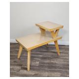 Mid-century Modern two-tier end table