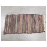Hand woven runner rug
