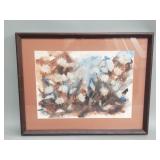 Vintage abstract watercolor