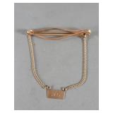 14k gold tie clip