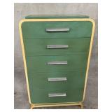 Art Deco waterfall chest of drawers
