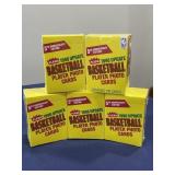 Lot of 5 sealed 1990 Update Fleer basketball card