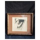 Pencil signed etching Irving Weinstein limited