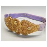 Vintage Judith Leiber stretch waist belt