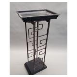 Mid-century Modern Asian plant stand, as is