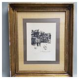 Vintage Maurice Utrillo lithograph #314/1000 in