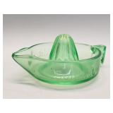 Vintage Sunkist uranium glass juicer