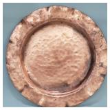 Chippewa copper hand hammered plate
