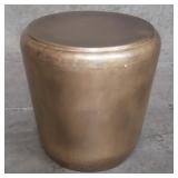 Vintage brass drum table