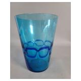Vintage hand blown glass vase