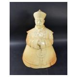 Vintage Chinese emperor ceramic cookie jar