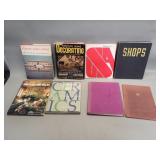 Vintage architectural and design books