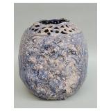 Vintage Brutalist style pottery vase