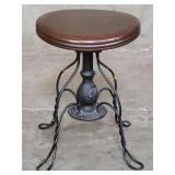 Charles Parker Co.-style metal and wood piano